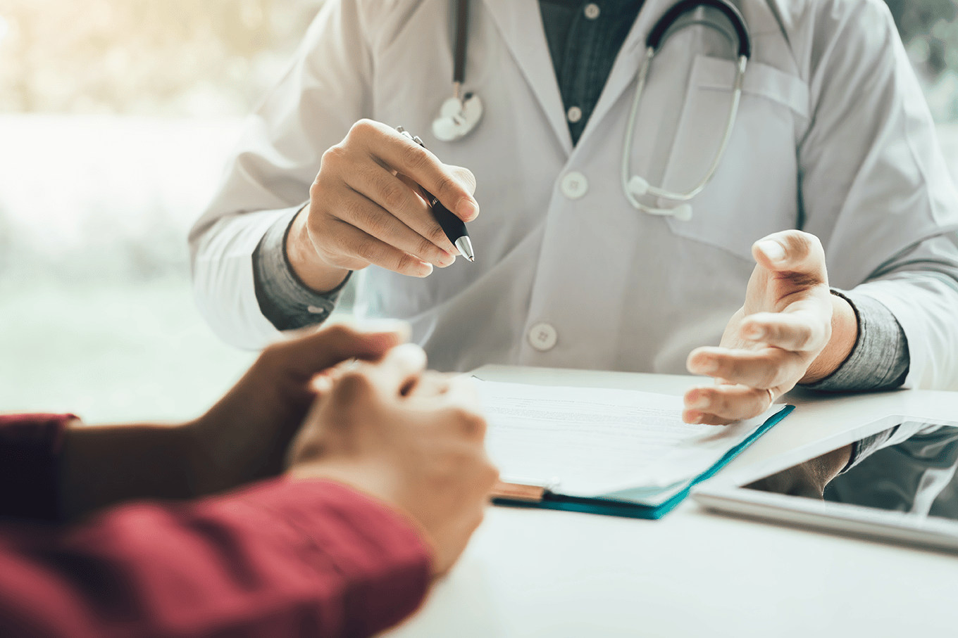 paciente passa por perícia médica